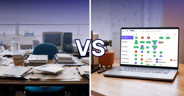 Manual v Automated scheduling